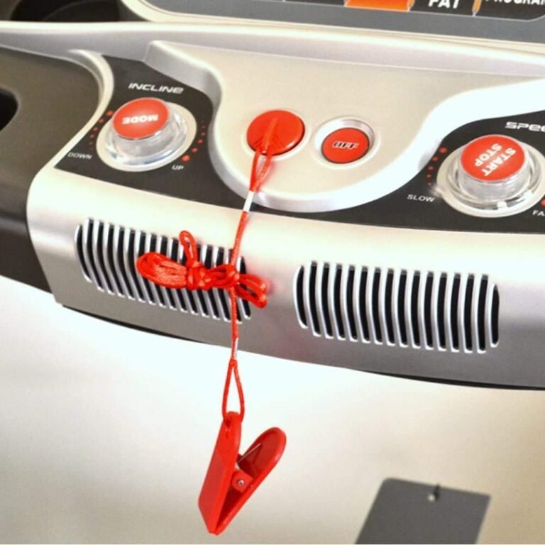 Universal Treadmill Safety Key with Magnet - Red - Image 5
