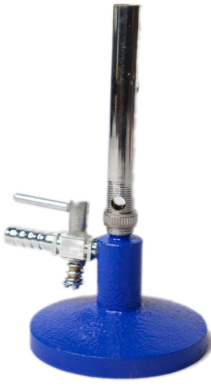 Burner with Stop Cock Brass Blue for lab(Pack of 1) - Image 2