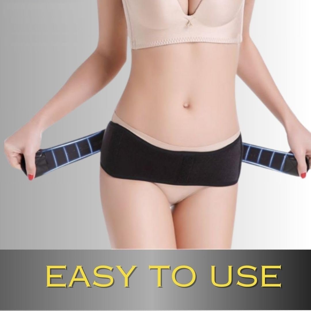 Back Belt- Lower Back Support Brace for Men and Women - Pelvic Support Belt - Trochanter Belt - Sciatica Pelvis Lumbar Hip Pain Relief (Regular) - Image 3