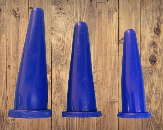 PVC Dilator || Designed to Open and Relax Internal/Externala Dilator Rectal Set of 3 (Small,Medium,Large) Blue Color - Image 3