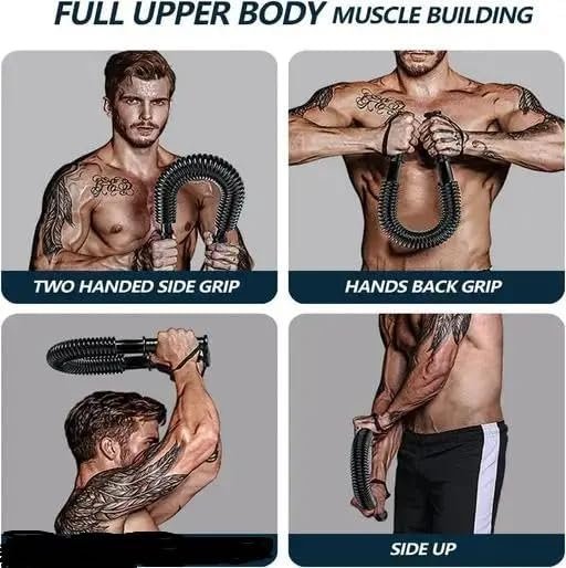 Professional Twister Spring Chest Expander, 20Kg, Heavy Duty, Upper Body Trainer, Arm Exerciser - Image 3
