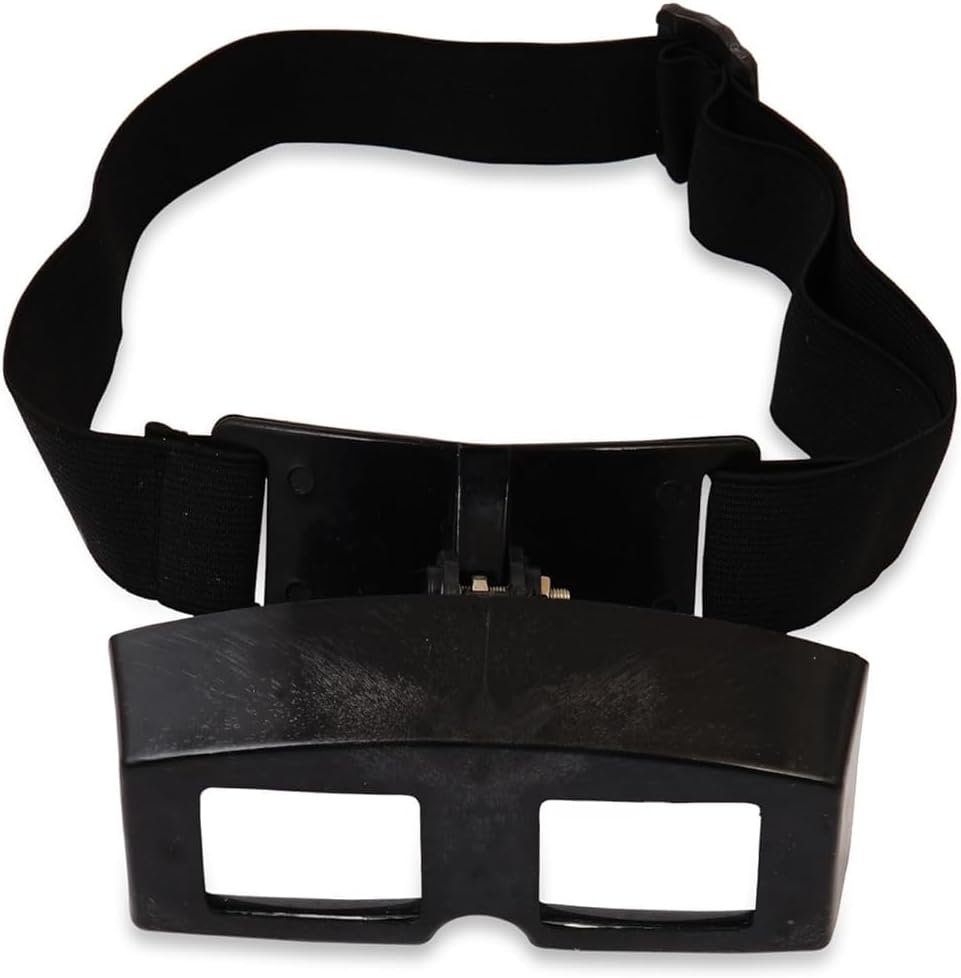 Hands-Free Magnifying Headband Visor with Snap-On Lens Plate for Viewing - Image 2