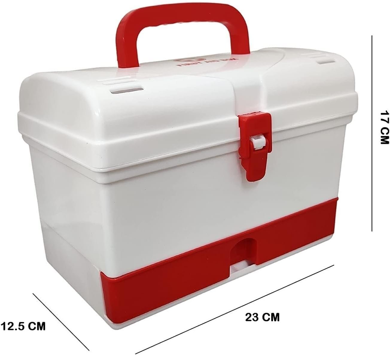 Plastic Medicine First Aid Kit Storage Box - Image 2