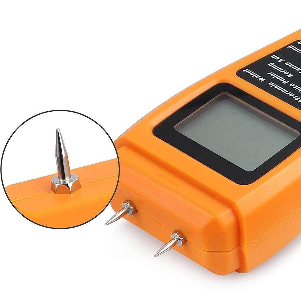 Moisture Meter, Digital Logs Damp 0-99% Wood Tester Detector/Firewood Log Timber Humidity Measuring Device - Image 2