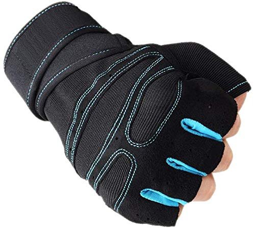 Workout Gloves with Wrist Support Gym Grip Anti Slip - Image 11