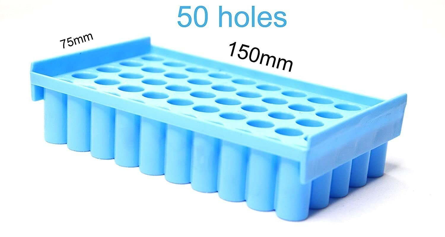 Stand Holder Test Tube 50 Holes for Diameter Tubes 12mm (Pack of 4) - Image 3
