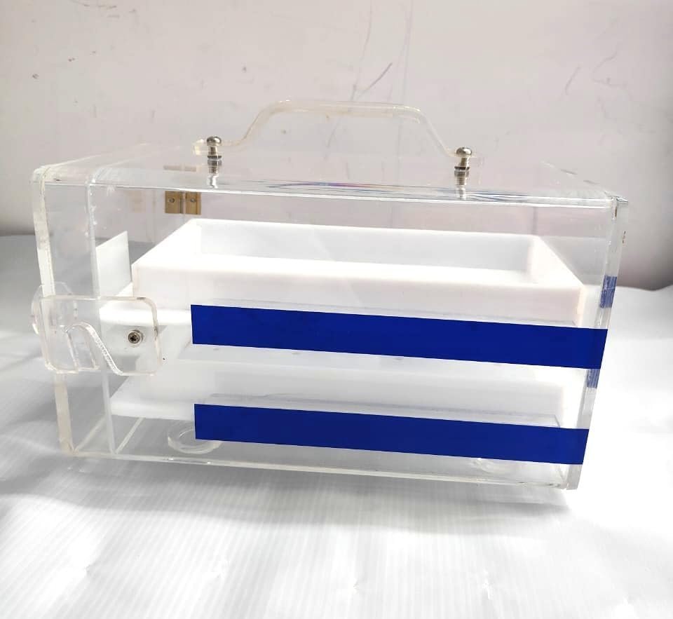 Formalin Chamber Premium Quality with 5 mm Thick Material (with 2 Trays) (21 INCH) - Image 2