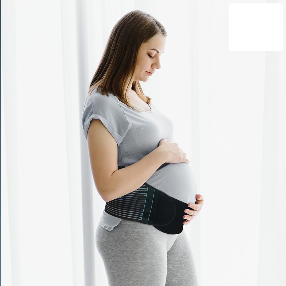 Pregnancy Support | Maternity Belt for Lower Back Pain Relief & Posture Support | Adjustable, Comfortable Design for Pregnent Women | Pack of 1 (Small) - Image 3