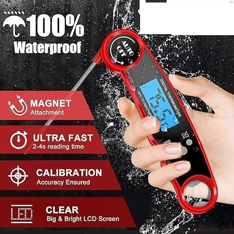 Proffesional Waterproof Digital LCD Cooking Food Thermometer - Image 2