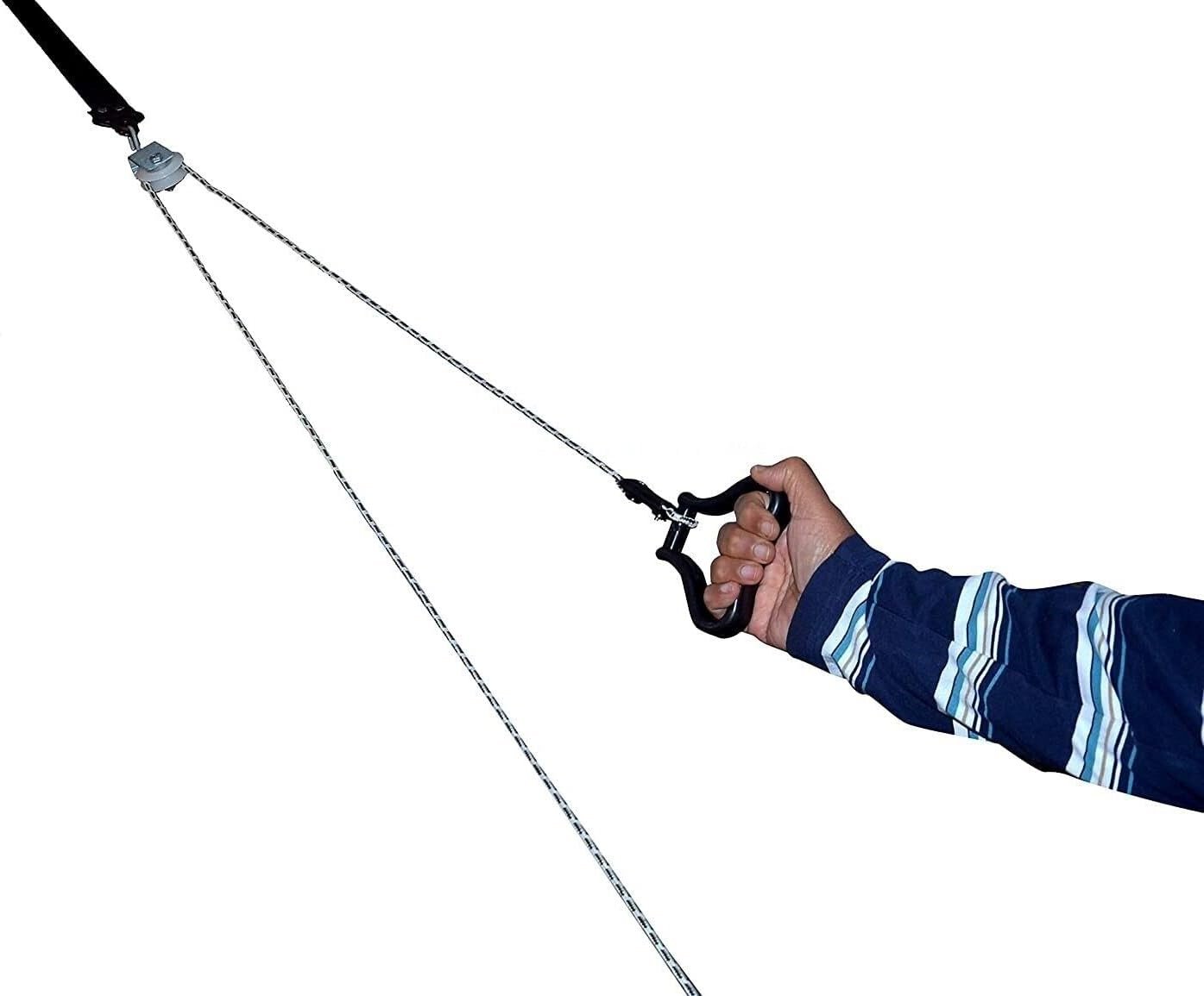 Plastic Handle Overhead Hand Shoulder Pulley Equipment Kit - Image 3