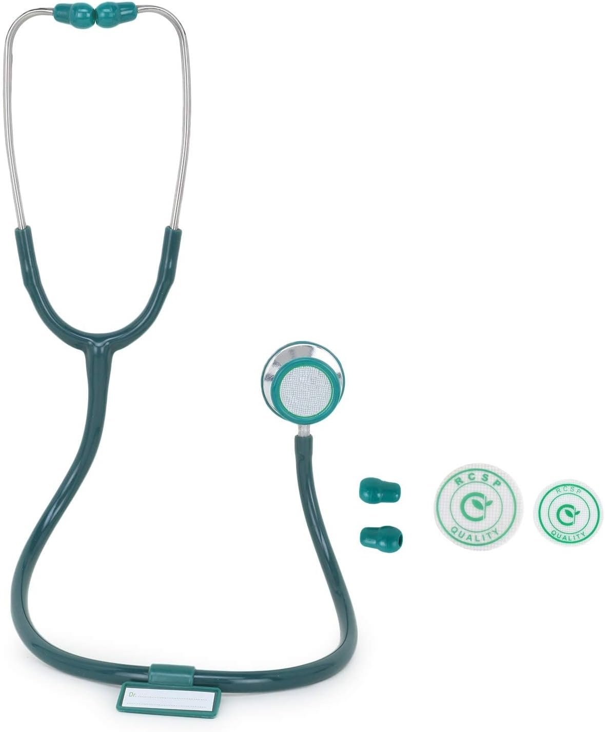 Dual Head Stethoscope Cardiology for Doctors and Medical Student Pediatric and Adult Stethoscope (Green) - Image 6