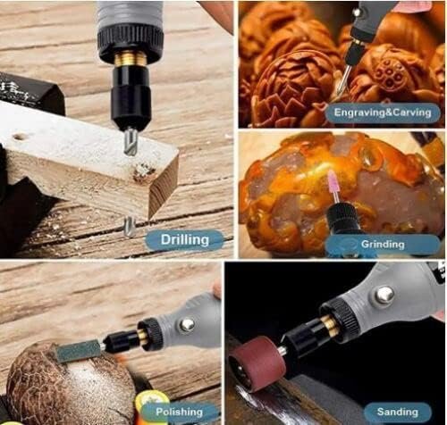Mini Cordless Drill Machine, 900Ah USB Rechargeable 3 Speed Small Drill Machine - Image 7