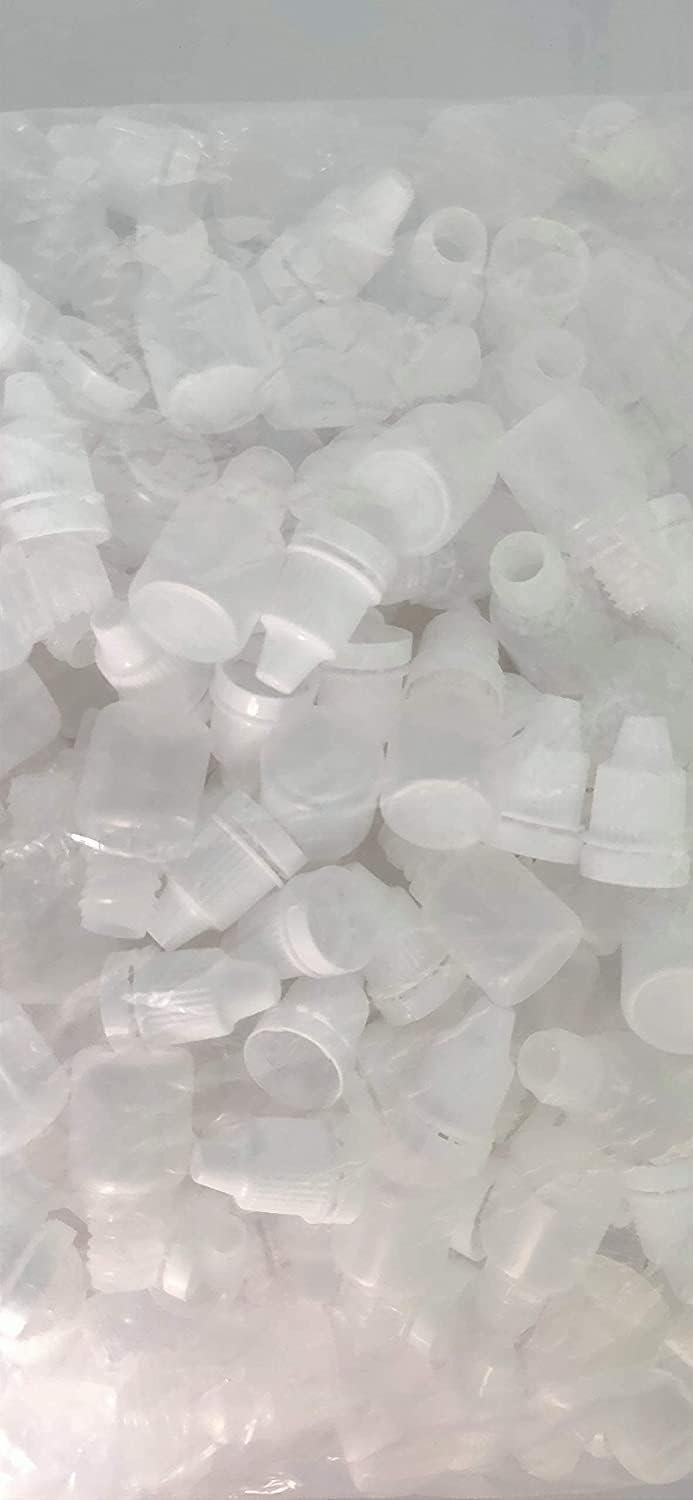 Plastic Sealed Liquid Dropper Bottles with Cap and Inner ( 100 pieces ) For Homeopathic and Ayurvedic (5ml, Opaque) - Image 3