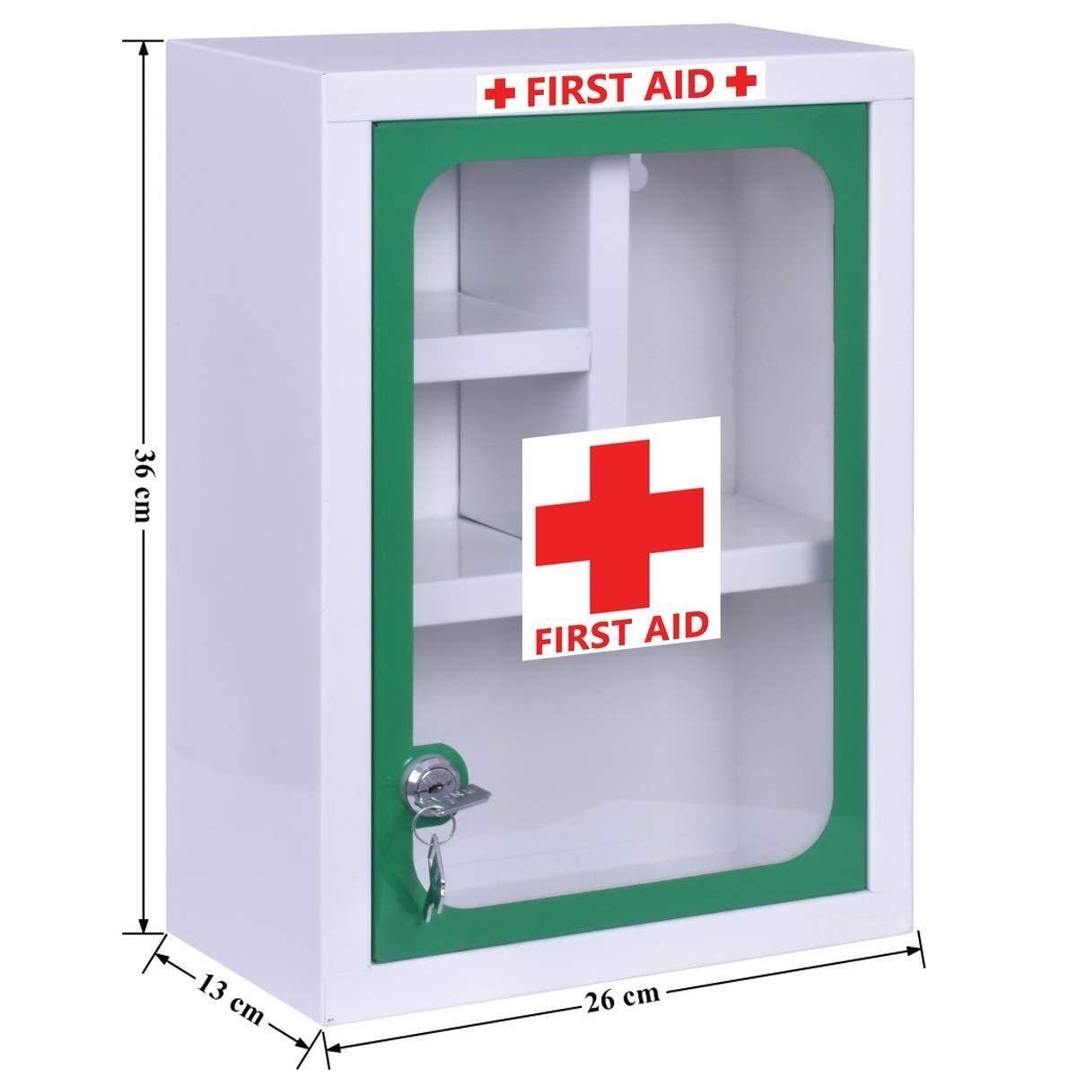 Emergency First Aid Kit Box with Multi Compartments for Home/School/Office - Image 2