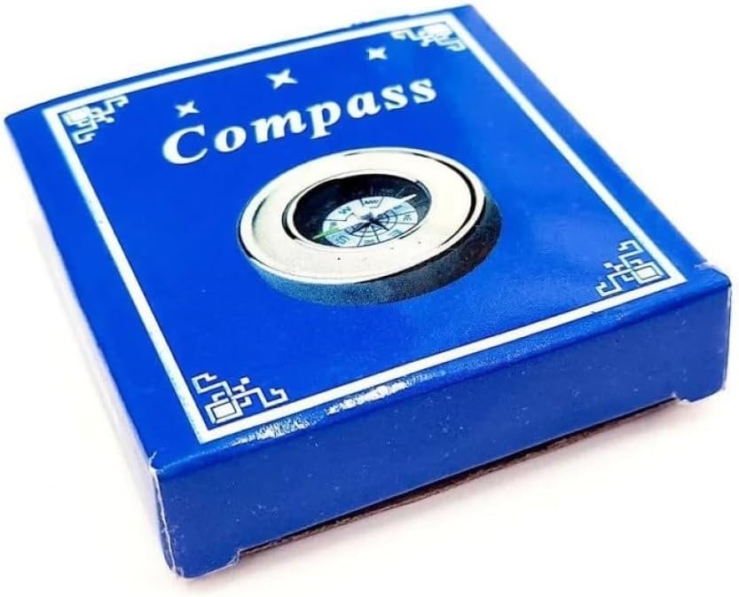 60mm Diameter Magnetic Direction Compass Small Size Stainless Steel Directional for School Classroom Activity, Camping, Physics Lab Experiments etc - Image 3