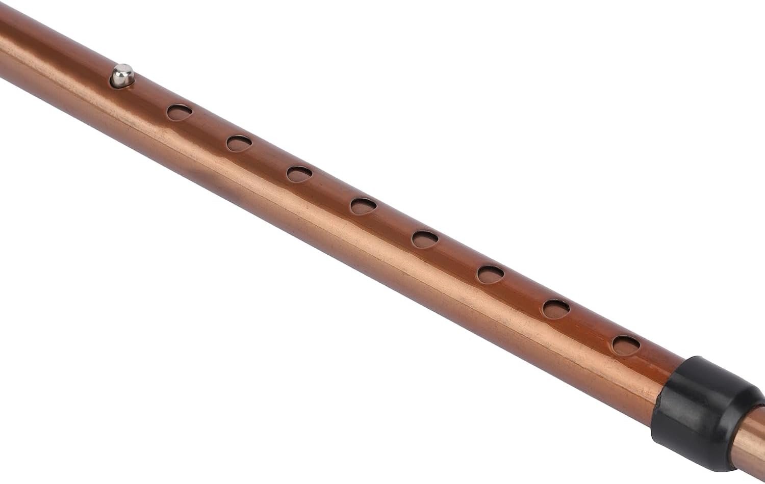 Strong Walking Stick with Anti-Slip Base and Adjustible Height, Mild-Steel Body for Men/Women, Patients, Old People - Image 4
