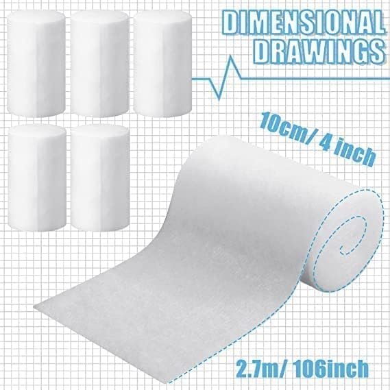 Pharmaceutical Cast Padding Cotton Wraps Cast Padding Soft Roll Plaster Size 10cm x 3m (Pack of 12) - Image 2