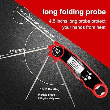 Proffesional Waterproof Digital LCD Cooking Food Thermometer - Image 3
