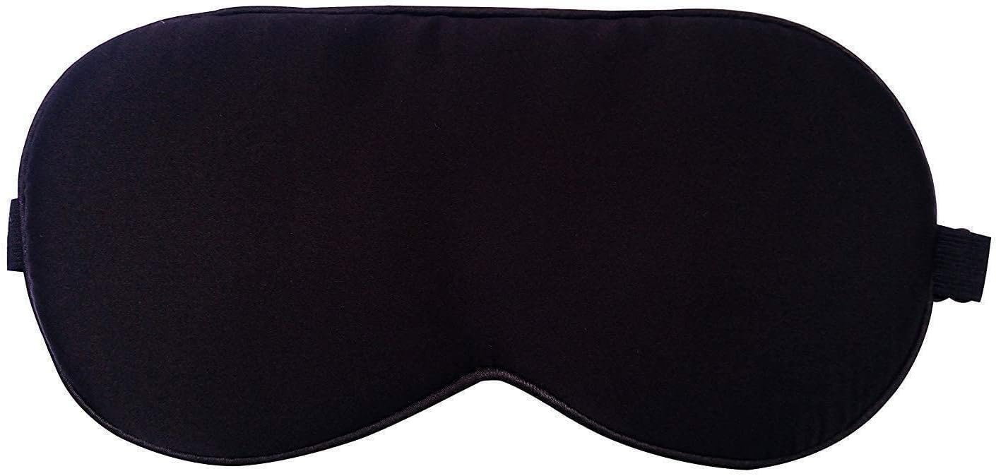 (1 Pack), Blind Sleeping Eye Mask Slip Night, Black 3D Cotton Cover Super Soft - Image 2