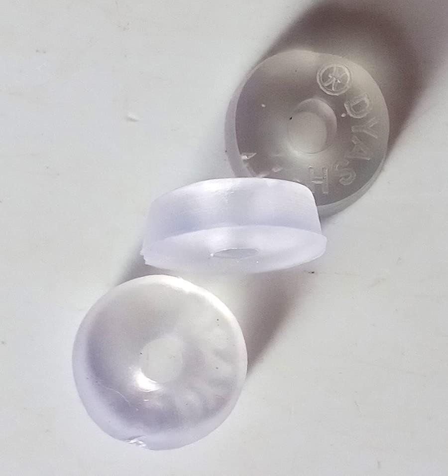Pharmaceuiticals Round Shape Tap Washer (15 Pcs) Clear - Image 3
