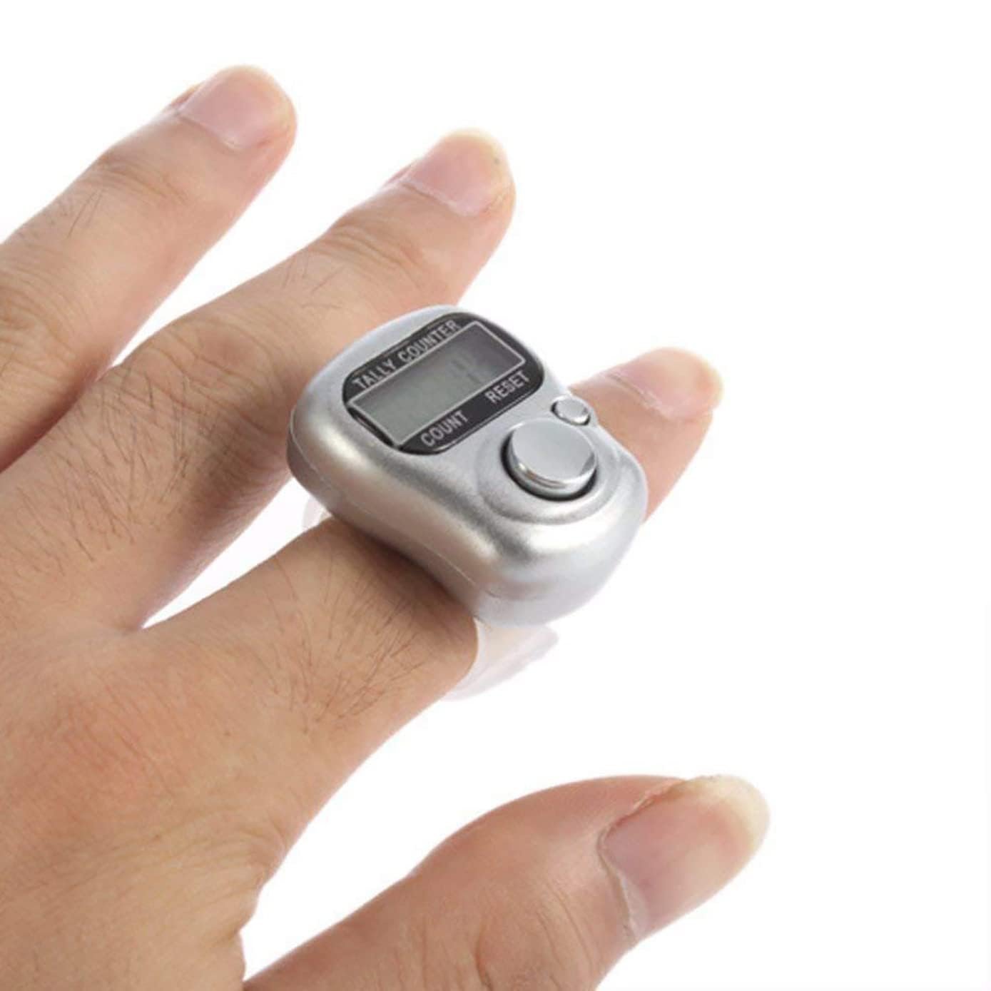 Digital Electronic Mini Finger Ring Head Hand Tally Japa Counter, for Various Counting Purpose Pack of 3 (Assorted Colour)" - Image 6