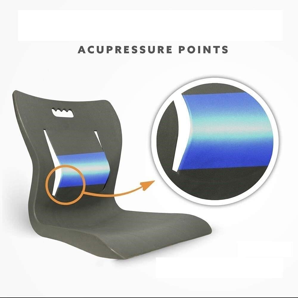 Spancare Yoga Meditation Backache Healer Chair, Saffron Chair (Saffron)-Pack of 1 - Image 7