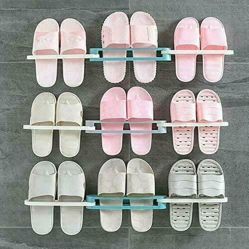 Wall Mounted Shoe Rack Organizer 3 in 1 Space Saving - Image 3