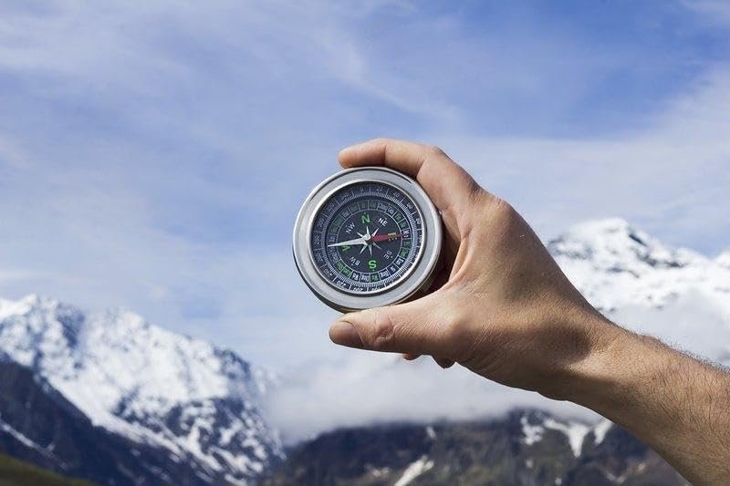 60mm Diameter Magnetic Direction Compass Small Size Stainless Steel Directional for School Classroom Activity, Camping, Physics Lab Experiments etc - Image 5