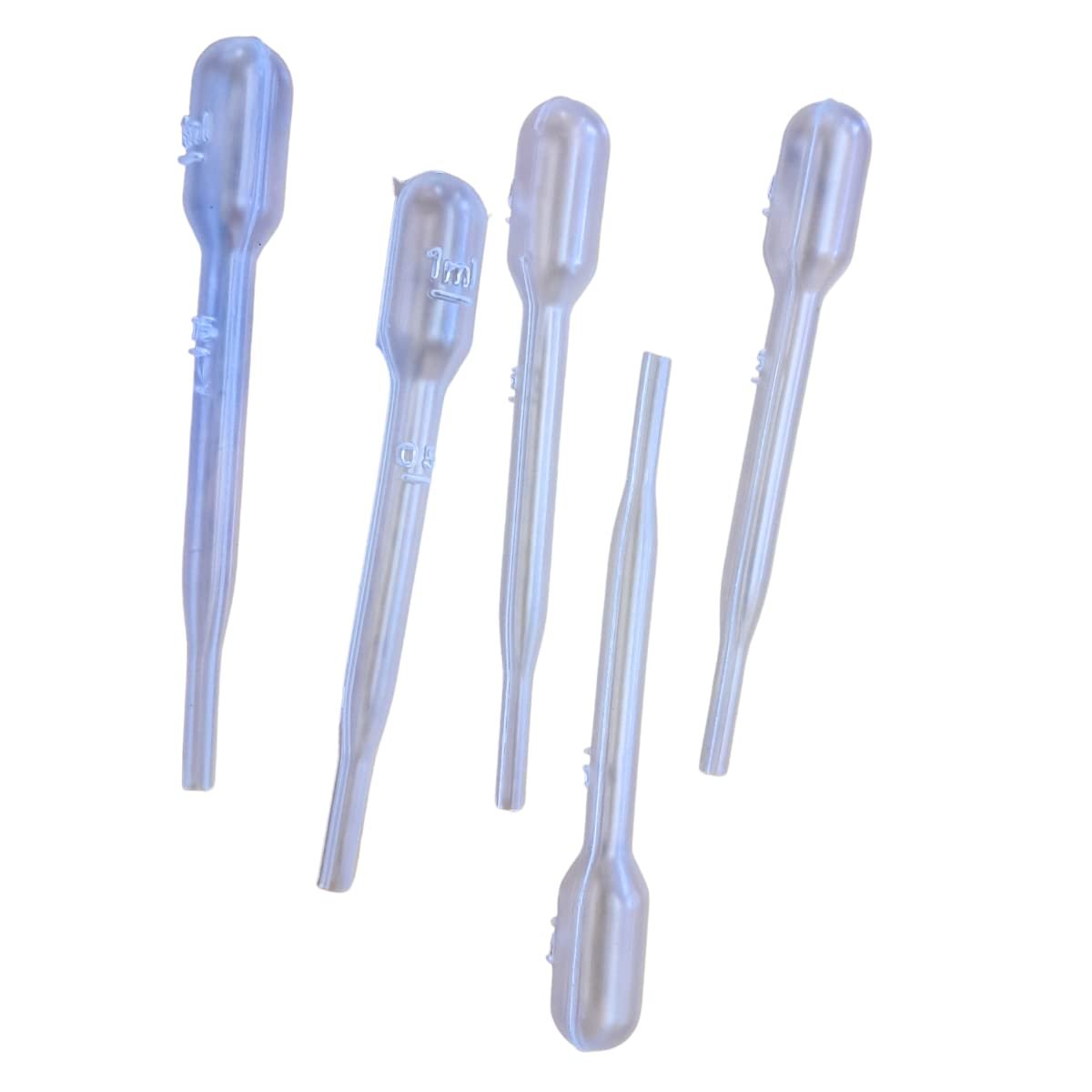 1ml Pasteur Pipette Graduated Plastic Droppers (50 Pack) for Laboratory & Liquid Transfer - Image 5