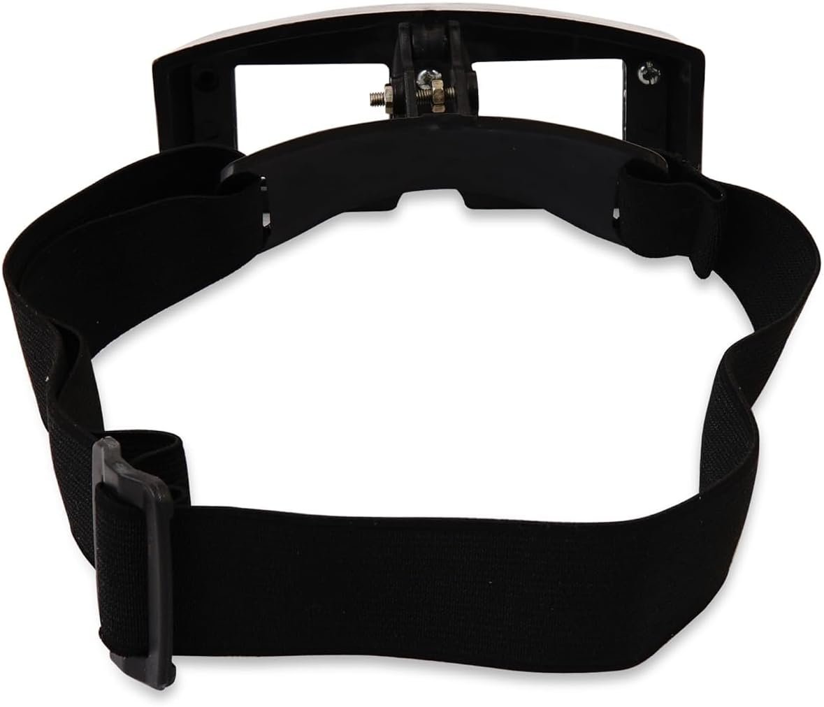 Hands-Free Magnifying Headband Visor with Snap-On Lens Plate for Viewing - Image 4