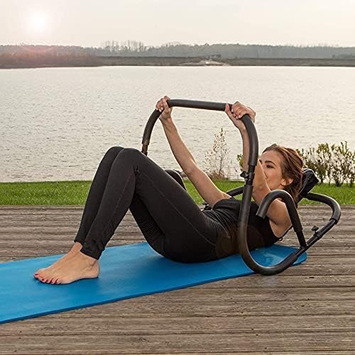 AB Cruncher Rocket Twister Total Six Pack Abs Fitness Pump Roller Slider Power Tummy Trimmer Ab Exerciser, Black - Image 6