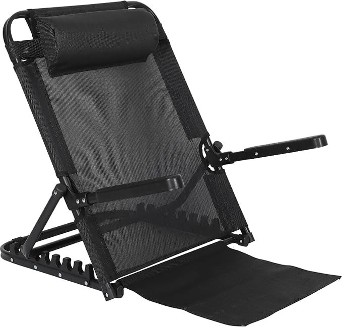Adjustable Bed Backrest, Folding Sit-Up Support Chair - Image 3