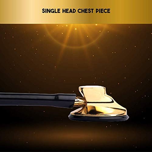 Premium Gold Plated Stethoscope for (Doctors & Students) (Single Head) - Image 5