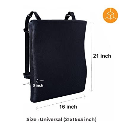Back Support Cushion for Office Chair–Memory Foam Ergonomic Support - Image 6