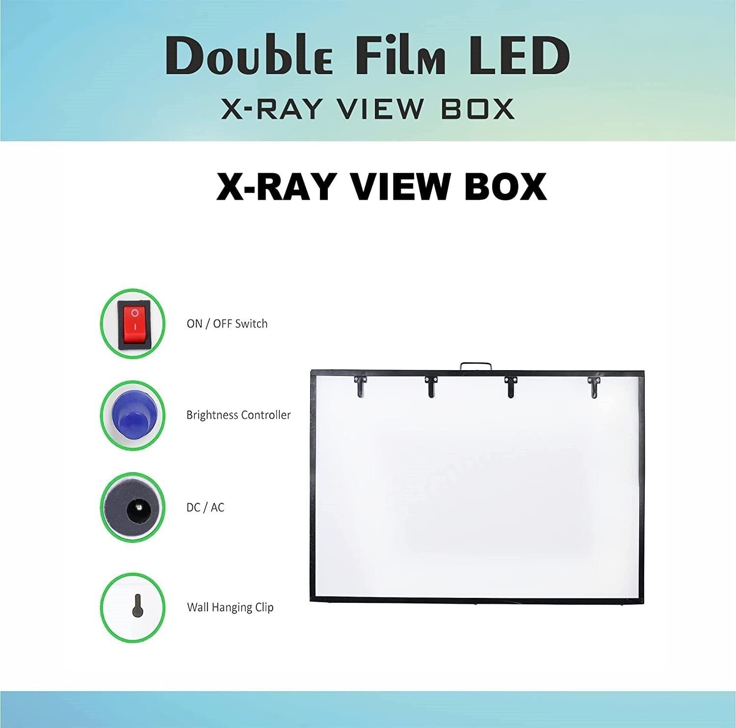 LED X-Ray Black Frame with Dimmer to Adjust Brightness and Automatic Film - Image 2