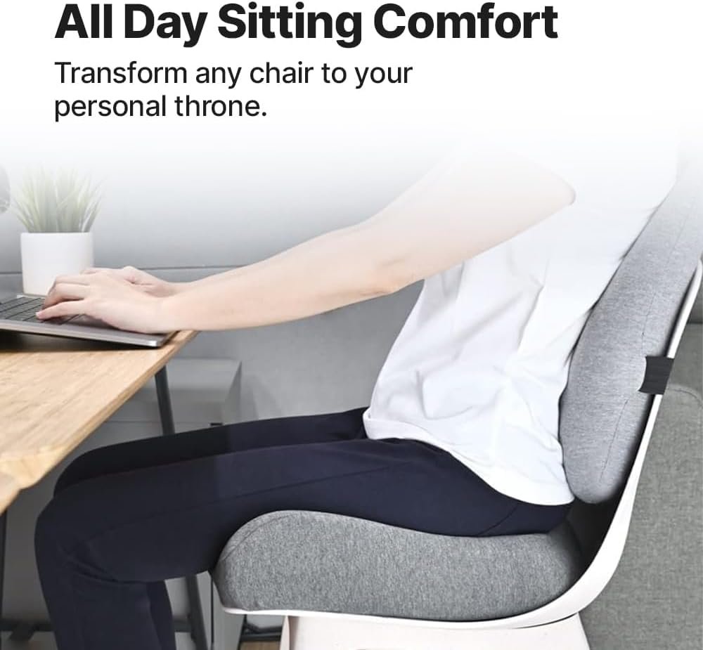 High Density Seat Cushion for Sciatica & Tailbone Pain Relief - Image 4