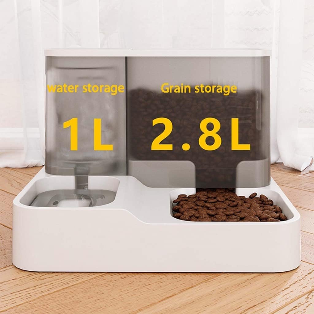 2 in 1 Automatic Food Feeder and Water Dispenser Gravity Design Auto Feeding 3L | Cat Auto Dog Water Dispenser 1 L for Small Medium Big Dog Pets Puppy Kittens - Image 2