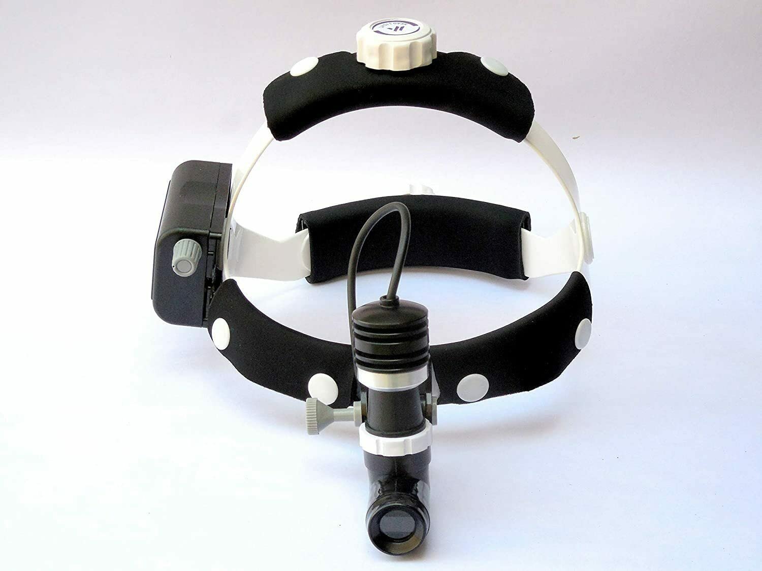 Portable LED Surgical Headlight White & Black, 12x12x8 cm - Image 2