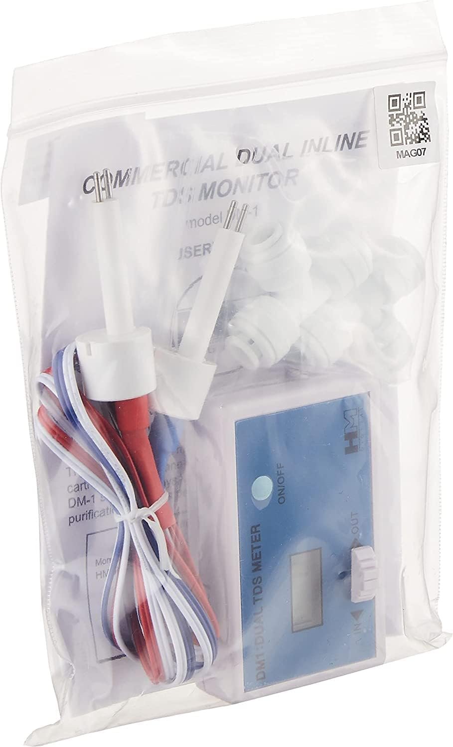 Dual TDS Monitor, 0-9990 ppm Range, 2% Readout Accuracy - Image 5
