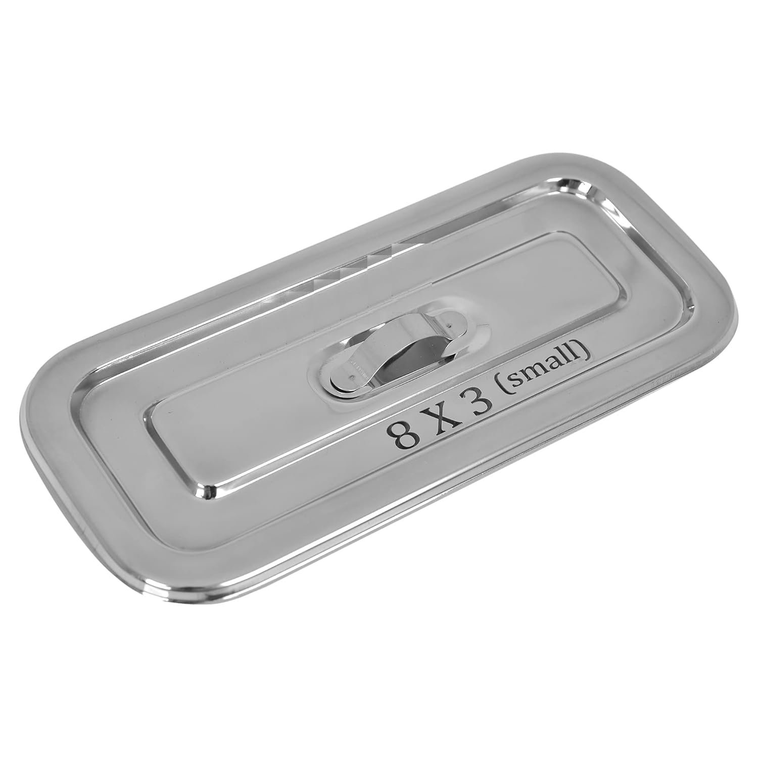 Instrument Tray 8x6, 8x3 inch Heavy Duty Stainess Steel - Image 3