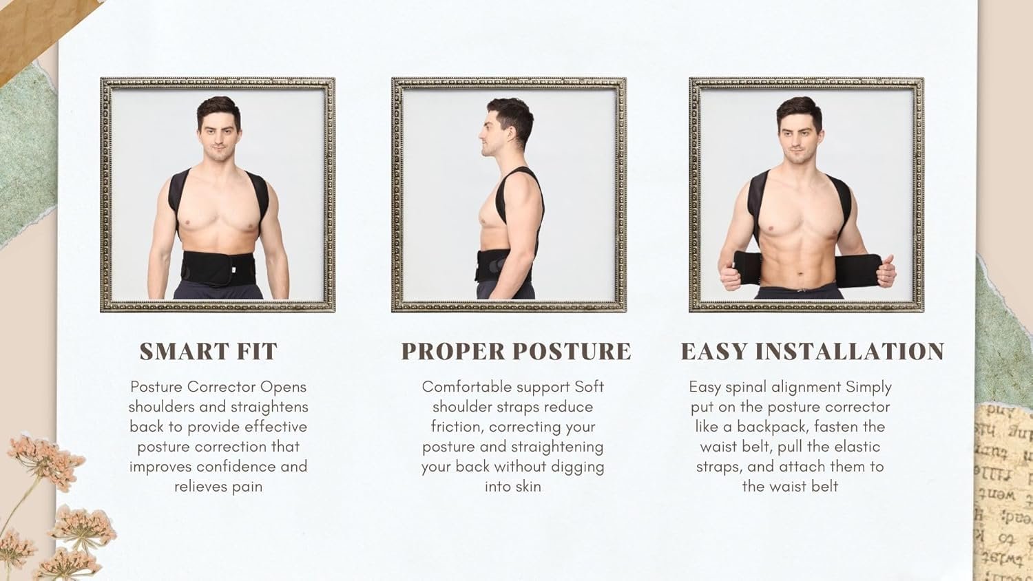 Posture Corrector Belt for Men & Women Back Support 30-44 - Image 9