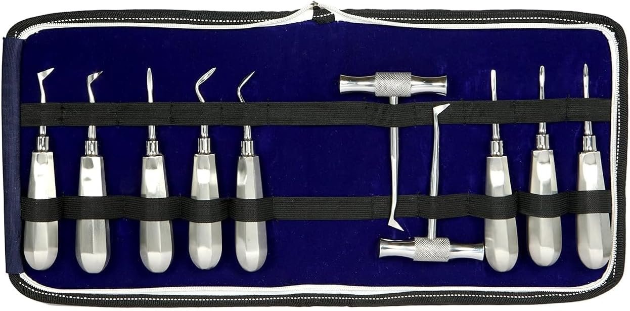 Dental Root Elevator Kit | 10-Piece Root Elevator Set - Image 3