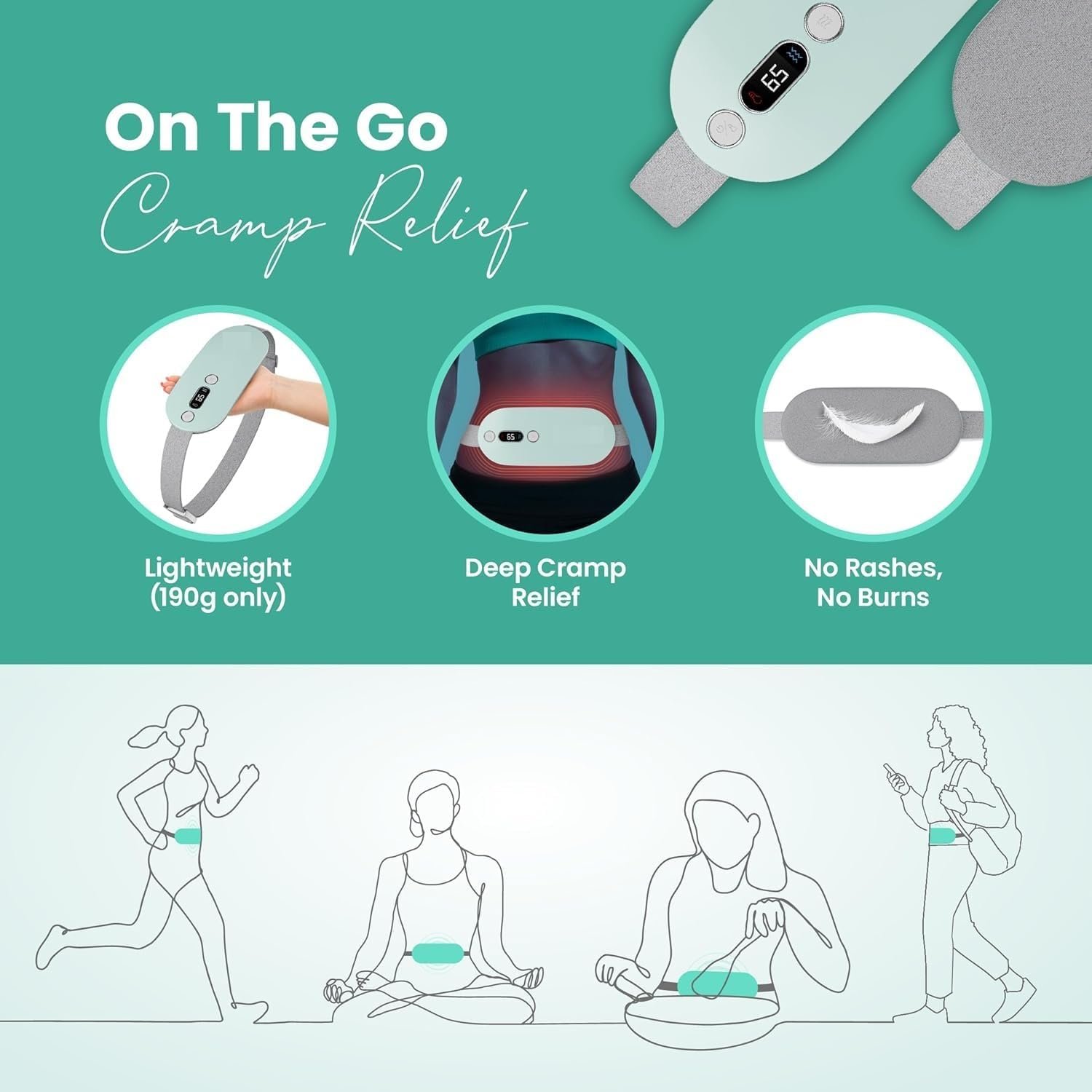 Period Heating Pad & Massagers - Period Cramp Relief - Image 5