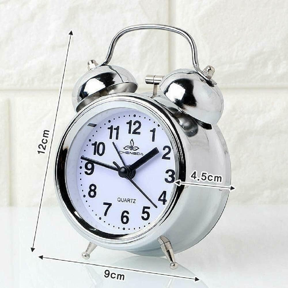 span Analog Silver Clock - Image 2