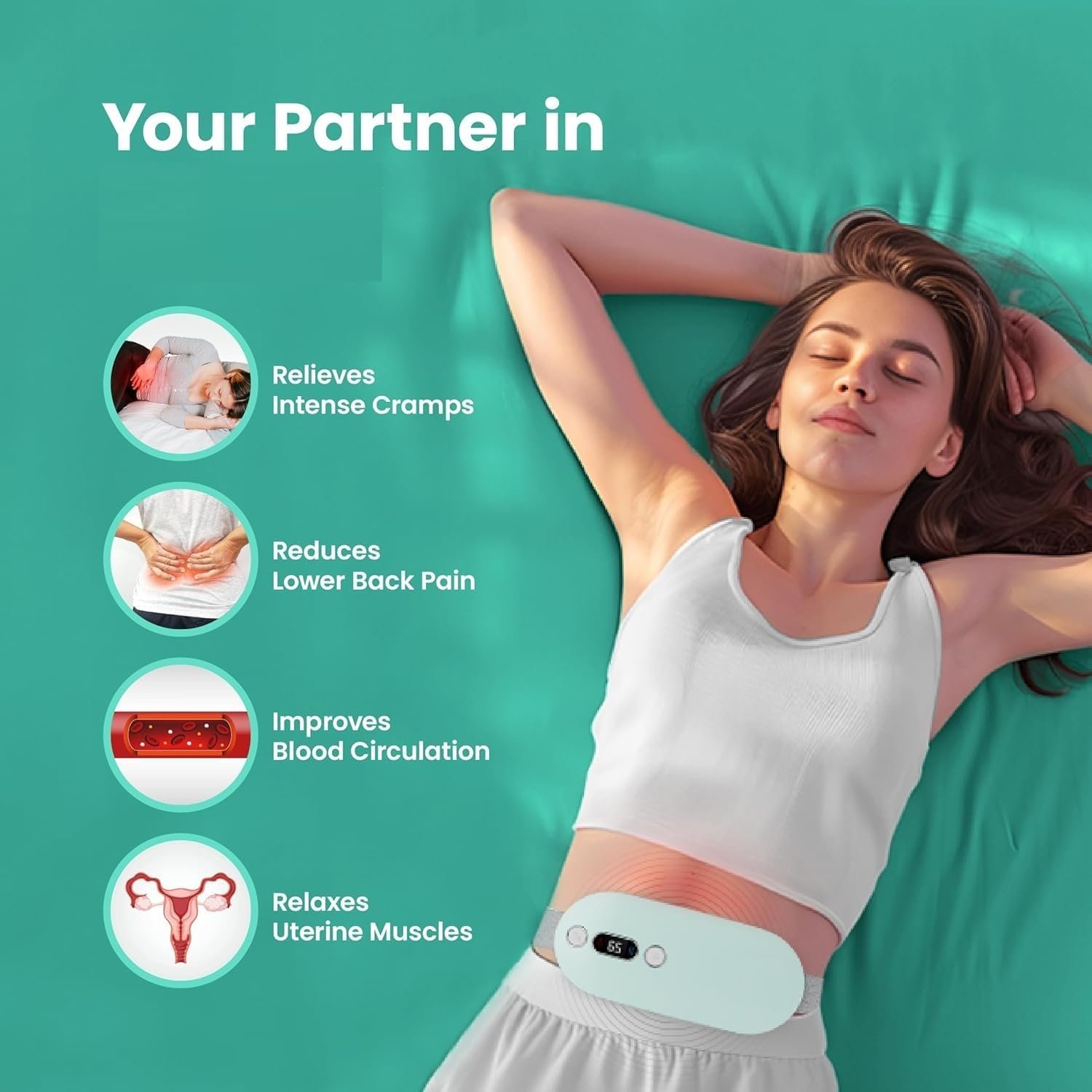 Period Heating Pad & Massagers - Period Cramp Relief - Image 4