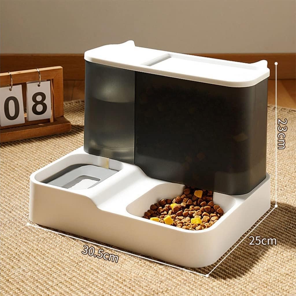 2 in 1 Automatic Food Feeder and Water Dispenser Gravity Design Auto Feeding 3L | Cat Auto Dog Water Dispenser 1 L for Small Medium Big Dog Pets Puppy Kittens - Image 5
