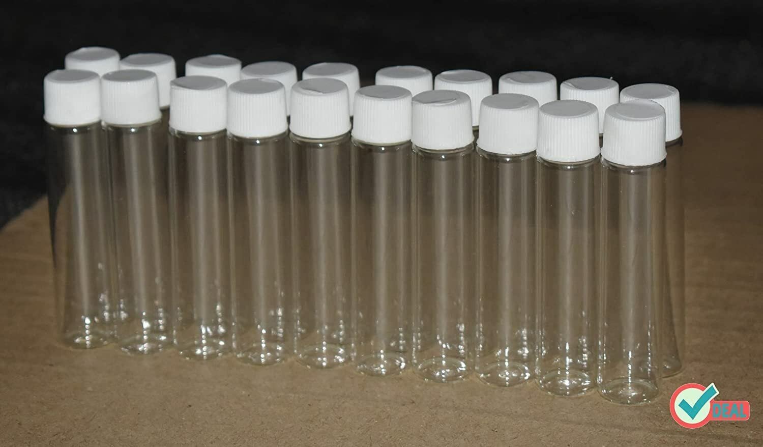 Two dram 10ml Glass Bottle Transparent Quality Neutral Glass Vial (144 Bottles - Image 3