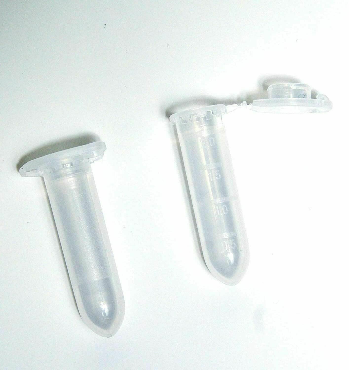 Polypropylene Microcentrifuge Round Bottom Tube (Pack of 500 Pcs) 2ML Disposable - Image 2
