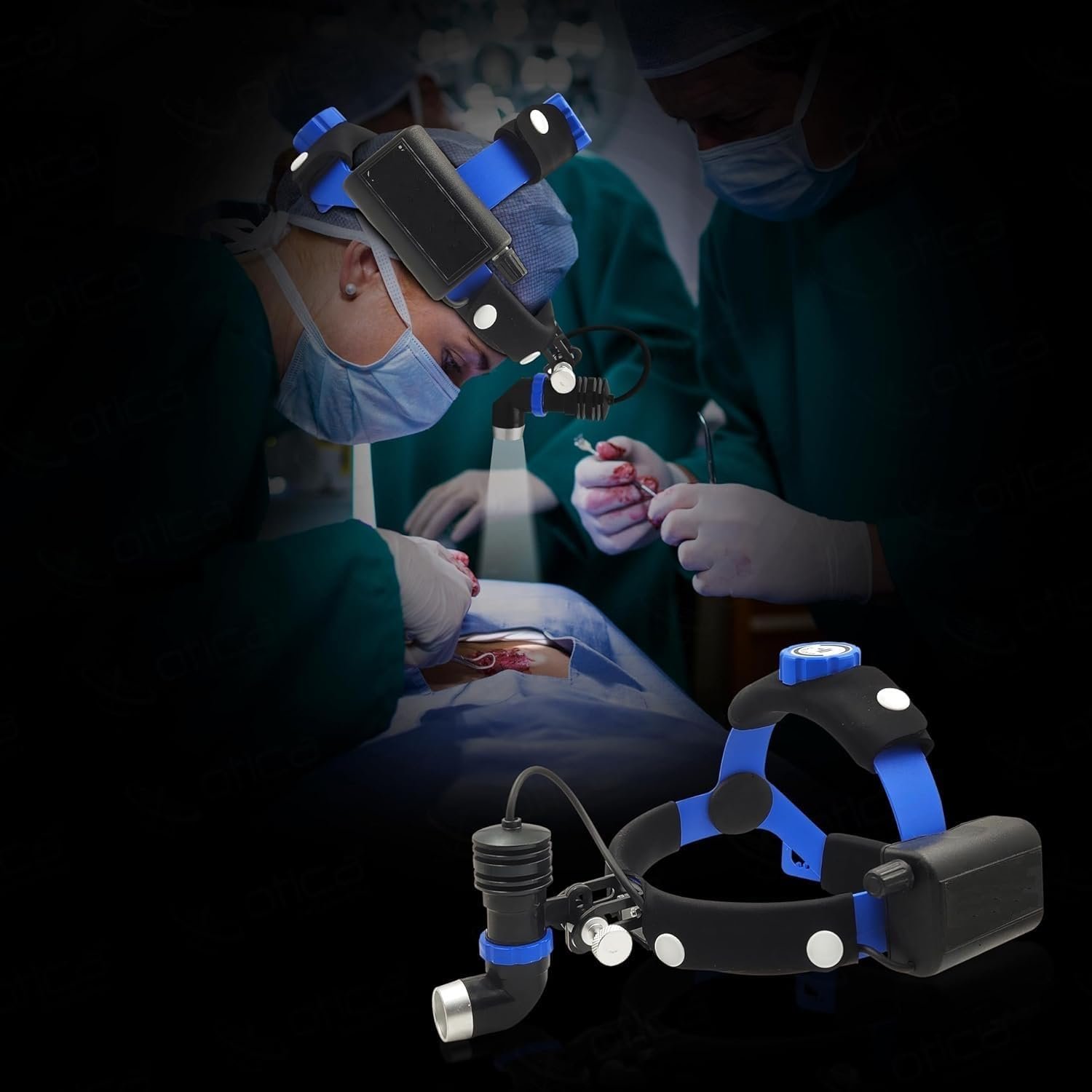 10 Watt ENT Surgical LED Headlight for Doctors, Hospitals, Multi-Purpose - Image 2