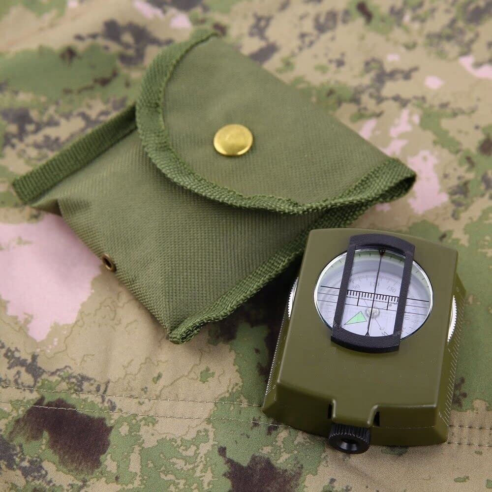 Compass, High Accuracy Waterproof Military Compass with Carrying Bag, Waterproof - Image 9
